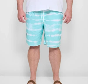 Mens size 4XL Man Plus green white Boardshorts boardies swim shorts Target NEW - Picture 1 of 4