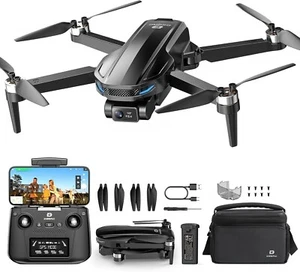 DEERC EIS 4K Kamera Drohne mit 2 Achsen Gimbal für Erwachsene, D65 RC Drohnen - Bild 1 von 9