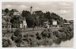 AK Kellmünz Iller mit Bahnhof und Bahnpost Stempel Kempten Ulm - Bild 1 von 2