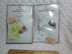 2 Vintage Easy Spinner Baits Hails Mfg Decatur IL nos - Picture 1 of 1