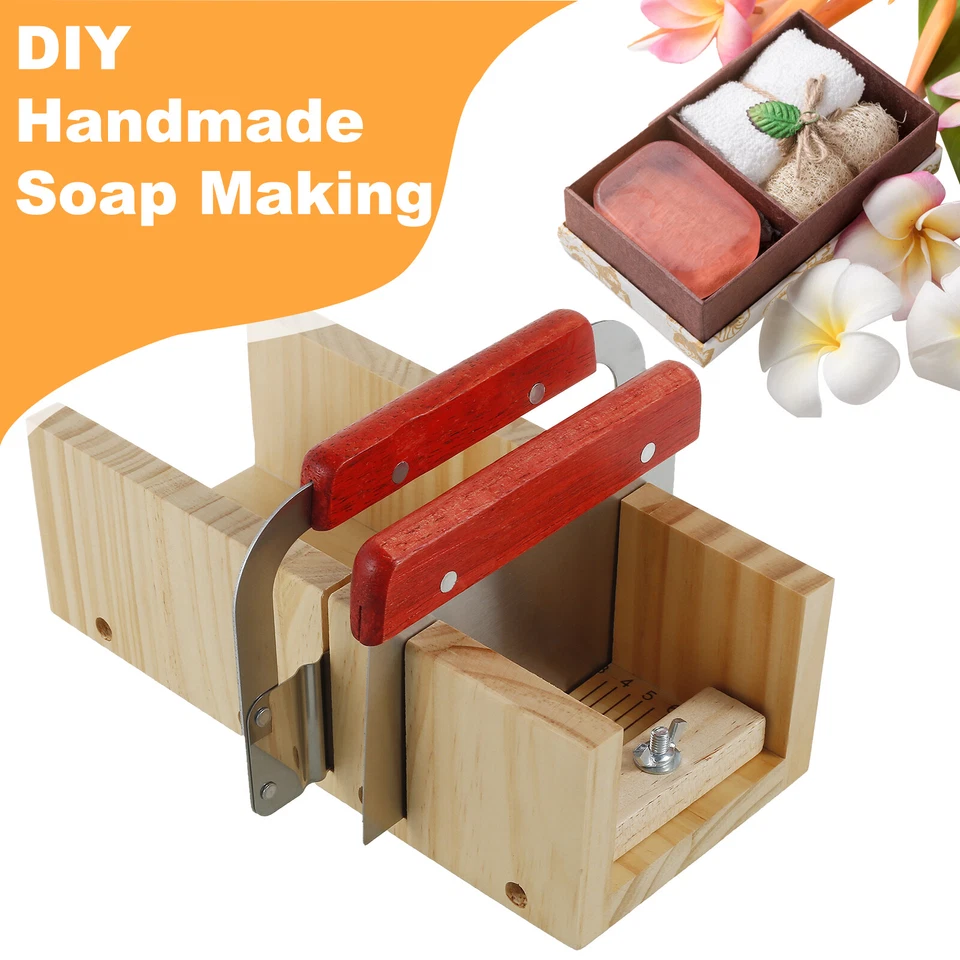 Soap Cutter Set Wooden Soap Cutting Tool Set Adjustable Wood Soap Cutter lecpa - image 1 of 4