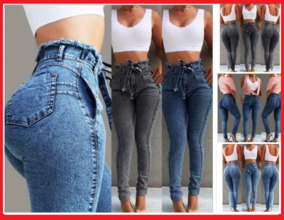 Pantalones Jeans Vaqueros De Mezclilla Colombianos Levanta Cola Ropa De Mujer - Imagen 1 de 4