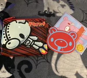 gloomy bear wallet / coin purse 2002 Emo Scene Hot topic Mori Chack - Picture 1 of 6