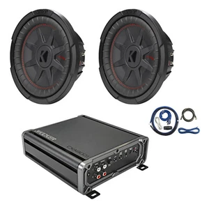 Kicker CXA800.1 800 Watt Mono Amplifier, Install Kit, 10" 800W Subwoofer - Picture 1 of 4