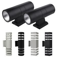 1/4Pcs Waterproof Led Wall Light Up Down Sconce Outdoor Lighting Lamp Fixture