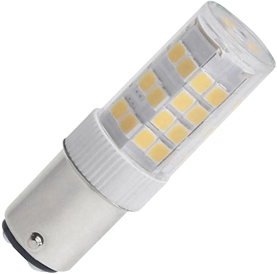 Bulbrite 770620 LED Specialty Mini Bulb 4.5W=40W 120V T4 DC Bayonet BA15d 27K - Image 1 of 1
