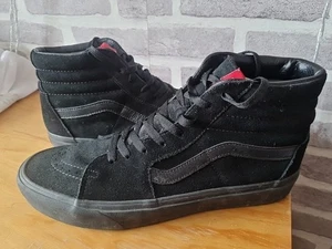 VANS Sk8-Hi Black Suede Size 10 UK - Picture 1 of 5