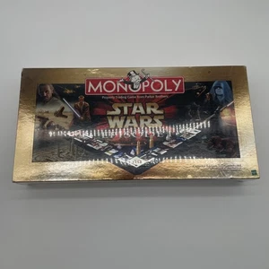 New 1999 Star Wars Episode 1 Monopoly 3D Collector's Edition Unopened Inside Box - Picture 1 of 3