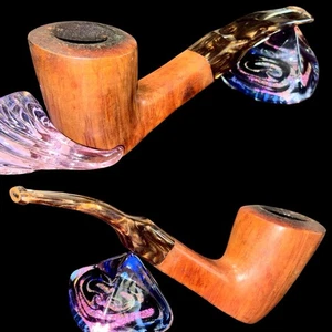 Savinelli Autograph 5 Handmade Briar Pipe Estate Freehand Shape Made In Italy - Picture 1 of 17