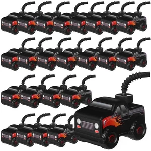 24 Set Auto da Corsa Compleanno Festa Bomboniere Forniture Monster Truck Fuoristrada Veicolo... - Foto 1 di 6
