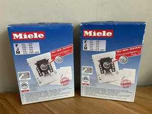 Paquete de 2 bolsas de vacío originales Miele FJM Intensive Clean Plus + 2 filtros *NUEVO* - Imagen 1 de 15
