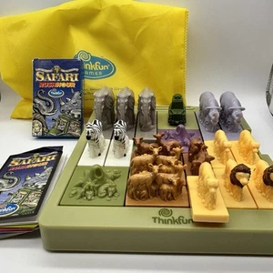 Thinkfun Games SAFARI: RUSH HOUR JUNGLE ESCAPE Game COMPLETE Gently Used - Picture 1 of 6