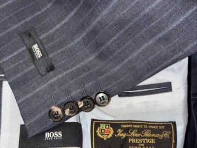 NWOT Loro Piana Prestige For HUGO BOSS  Pasolini Movie Wool Blazer Jacket Sz 40 - Image 1 of 4