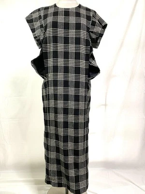 VESTIDO SEM MANGAS XADREZ USADO COMME DES GARCONS BOM - Imagem 1 de 4