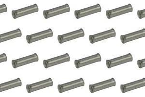 6 AWG TEMCo Butt Splice Connector Tin Plated Copper Uninsulated Gauge. 25 Pack - Picture 1 of 5
