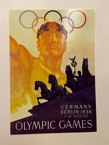 FANTASTIC 1936 BERLIN OLYMPICS POSTCARD - OTHERS YEARS AVAILABLE FROM AUST. - Picture 1 of 4