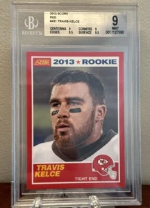 Travis Kelce -raro-2013 "RED" Score BGS 9 (pop 1) - Foto 1 di 2