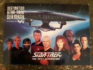 Star Trek Destination Star Trek Germany promo card Next Generation SUPER RARE - Picture 1 of 2