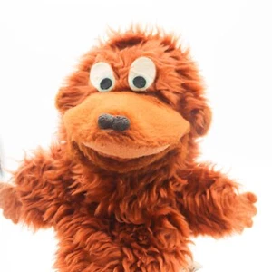 Vintage Gonga Puppet, 1977 Russ Berrie #1867, Brown Gorilla Monkey Hand Plush, O - Picture 1 of 9