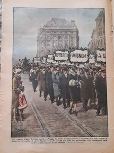 Emmy Destinn 20th century czech soprano, dies - solemn funerals Prague 1930 - Picture 1 of 5