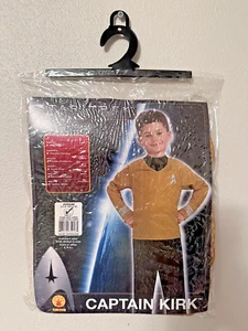 Star Trek Captain Kirk Costume Boy's Size Med 8-10 with Shirt & Pants NEW - Picture 1 of 3