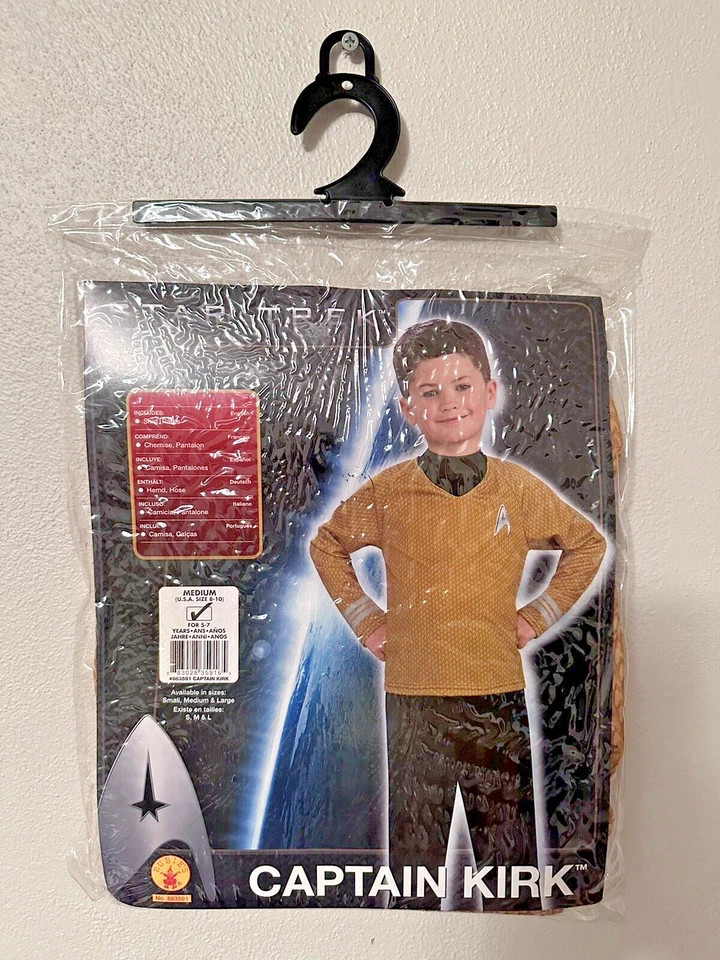 Rubies Costumes 185218 Star Trek Movie Shirt Child Costume Gold Large