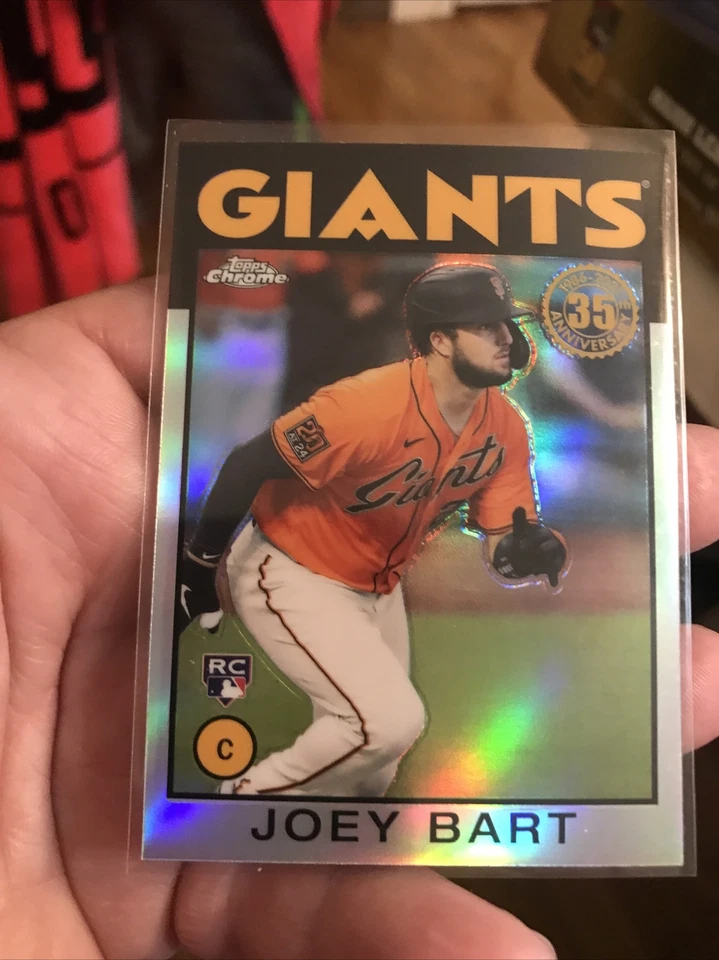 JOEY BARY 2021 Topps Chrome 35th Anniversary 86BC-15 ROOKIE RC - Image 1 of 2