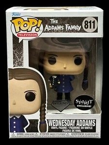 Funko Pop! Wednesday Addams 811 Diamond - Spirit Exclusive w/Pop Protector - Picture 1 of 11