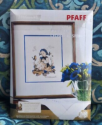 Pfaff Hummel Celebrate Spring 414 CD Embroidery Machine Kit New/Sealed! • 51.67€