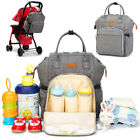 Multi-use Baby Diaper Nappy Backpack Mom Changing Bag Large Travel Rucksack UK