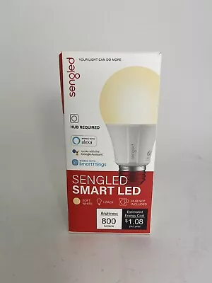 Sengled Smart LED 800 Lumens Soft White Bulb Only Works W Alexa Google Assist - Image 1 of 4