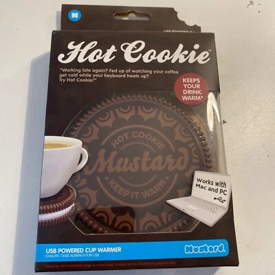 Hot Cookie Warmer Oreo Shaped Cup Warmer USB Powered By Mustard - Image 1 of 4