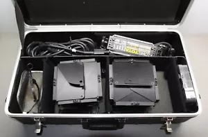 2x Lowel Omni and 1x Lowel TOTA Lights w/ Hard Case and Cords Tested - Picture 1 of 11