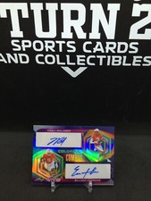 2023 Leaf Vivid Trey Palmer Elijah Higgins RC AUTO Blue Holo REFRACTOR /7