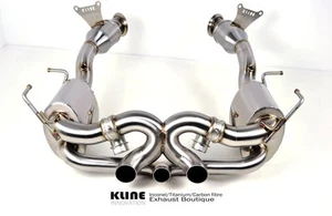 Kline Innovation Stainless Steel Exhaust System fits Ferrari 458 Italia inc CATS - Picture 1 of 5