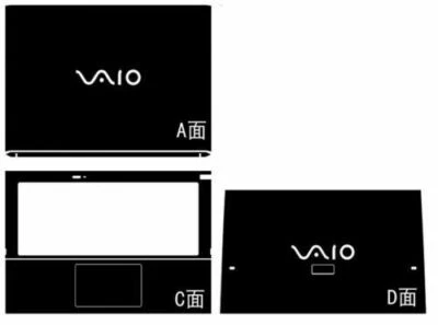 Carbon fiber Sticker Cover Skin for Sony VAIO Pro 11 SVP11 SVP11213 SVP11213CXS - Image 1 of 4
