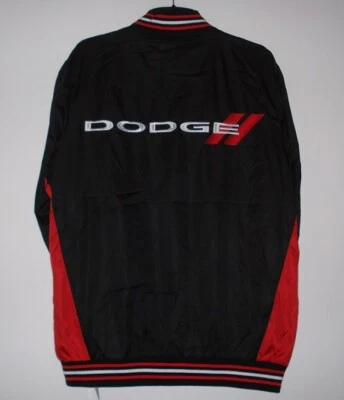 Chaqueta Dodge Racing Negra Bordada Nylon Nueva Diseño JH 3XL Foto 1 de 4