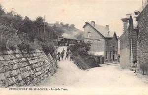 Belgique - MALONNE (Namur) Pensionnat - Arrêt du Tram - Picture 1 of 2
