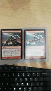 2xFORKED BOLT - MTG Rise of the Eldrazi Uncommon Sorcery "stamp - Foto 1 di 1