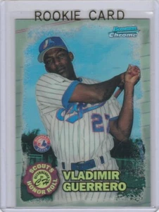 VLADIMIR GUERRERO ROOKIE CARD Bowman Chrome REFRACTOR RC Expos Baseball $$ RARE! - Bild 1 von 2