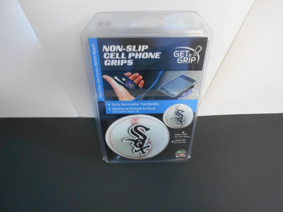 Empuñaduras antideslizantes para teléfono celular Chicago White Sox. Pequeño y más grande.  SP102 Foto 1 de 1
