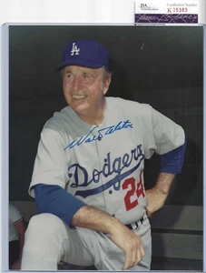 Walter Alston Autographed 8x10 Photo Los Angeles Dodgers Baseball JSA COA - Picture 1 of 1