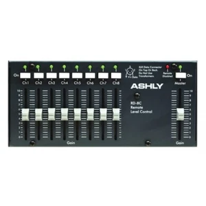 Ashly RD-8C 8 Channel Programmable Remote Fader Controllers DSP Matrix Mixer - Picture 1 of 3