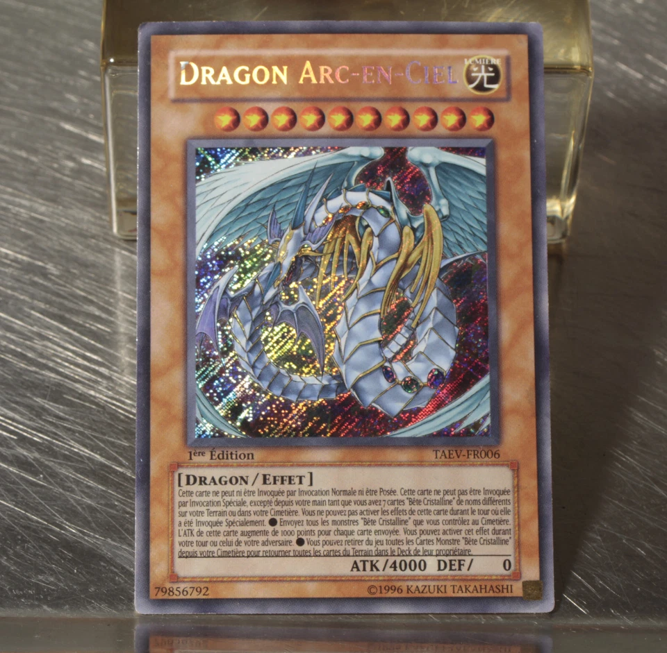 CARTE YU-GI-OH! DRAGON ARC-EN-CIEL TAEV-FR006 1ére Edition - Photo 1/2