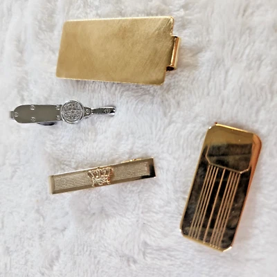 Snap On Tools Torque Wrench Tie Clip with 3 other tie clip / money clip bundle - Image 1 of 4