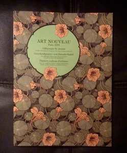 ART NOUVEAU Paris 1895 Giftwraps by Artists Color Paper - Picture 1 of 6