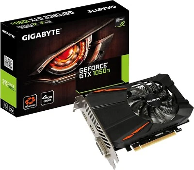 GIGABYTE GeForce GTX 1050 Ti 4GB GDDR5 Graphics Card (GV-N105TOC-4GL) - Image 1 of 4