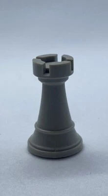 Radio Shack o Tandy Ajedrez Electrónico Computarizado REEMPLAZO TORRE GRIS (Blanco) Foto 1 de 3