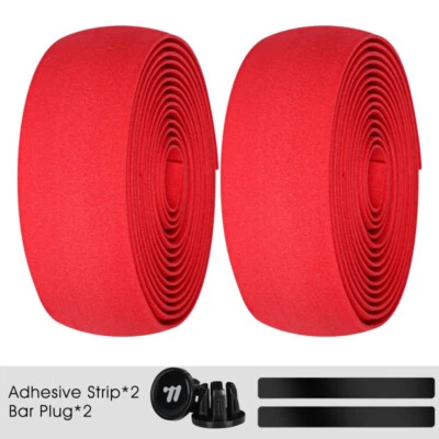 Soft Pro Road Bike Bicycle Handlebar Tape Cycling Bike Handle Belt Wrap a Pair - Image 1 of 4