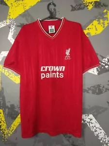 Liverpool Retro Replicas football shirt 1985 - 1987 Score Draw Mens Size L ig93 - Picture 1 of 8